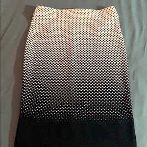 Pencil knit skirt